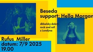 RUFUS MILLER - z velkých letních festivalů do Besedy!